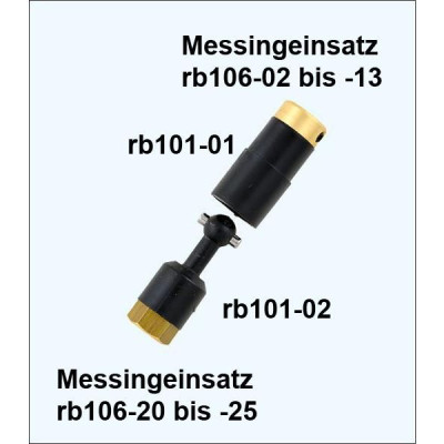 Raboesch vložka spojky 106-40 mosaz M6