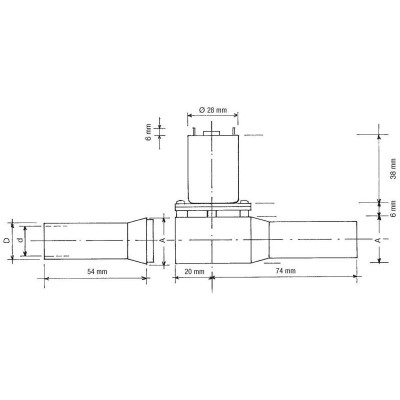 Raboesch příčný pohon kompletní 22/25 x 154mm