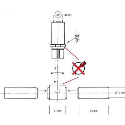 Raboesch příčný pohon kompletní 10/12 x 92mm