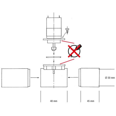 Raboesch příčný pohon kompletní 30/33 x 148mm