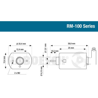 Raboesch motor stejnosměrný Blue RM-130 12V