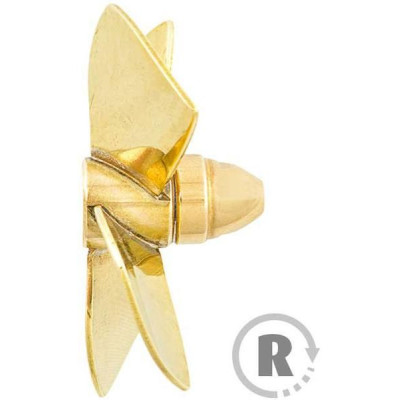 Raboesch lodní šroub tř.149 80mm M5 4-listý pravý