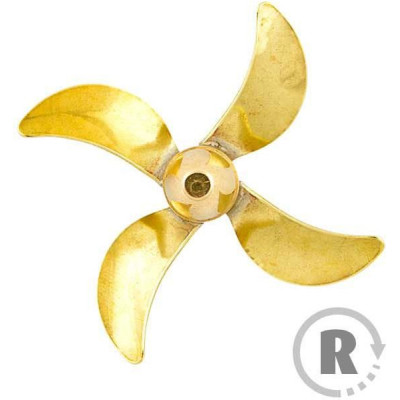 Raboesch lodní šroub tř.158 60mm M4 4-listý pravý