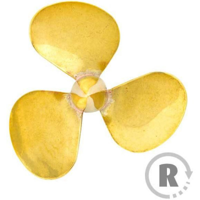 Raboesch lodní šroub tř.162 20mm M2 3-listý pravý