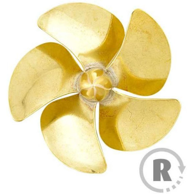 Raboesch lodní šroub tř.168 55mm M4 5-listý pravý