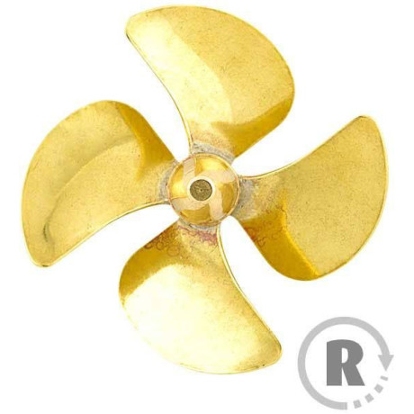 Raboesch lodní šroub tř.170 25mm M2 4-listý pravý