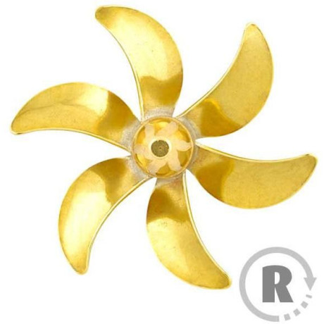 Raboesch lodní šroub tř.172 70mm M5 6-listý pravý