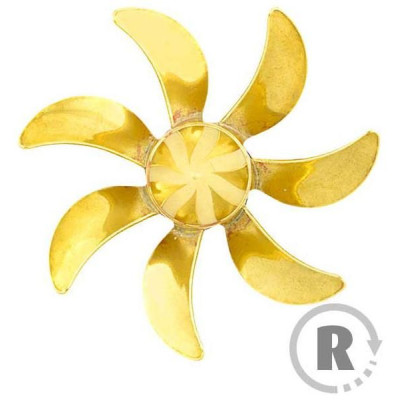 Raboesch lodní šroub tř.179 73mm M5 7-listý pravý