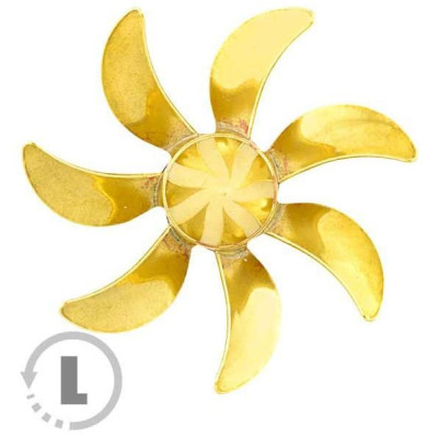 Raboesch lodní šroub tř.179 73mm M5 7-listý levý