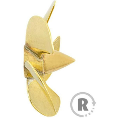 Raboesch lodní šroub tř.183 60mm M4 5-listý pravý