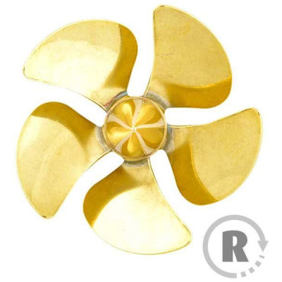 Raboesch lodní šroub tř.183 60mm M5 5-listý pravý