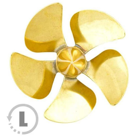 Raboesch lodní šroub tř.183 60mm M4 5-listý levý