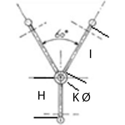 Raboesch podpěra lodní hřídele 3mm