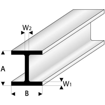 Raboesch profil ASA H 3.5x3.5x330mm (5)