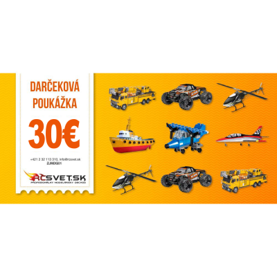 Darčeková poukážka 30