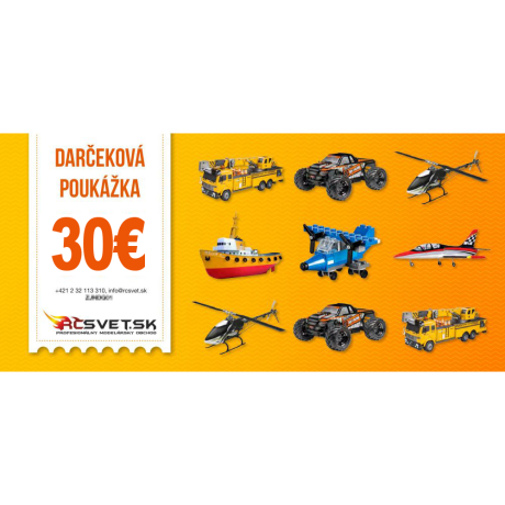 Darčeková poukážka 30