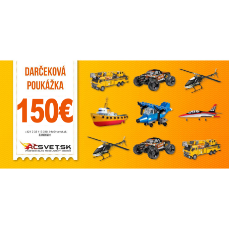 Darčeková poukážka 150