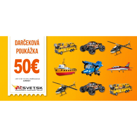Darčeková poukážka 50