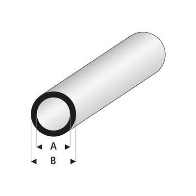 Raboesch profil ASA trubka 6x7x1000mm