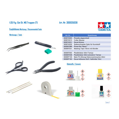 Tamiya German Machinegun Troops Infantry 1/35
