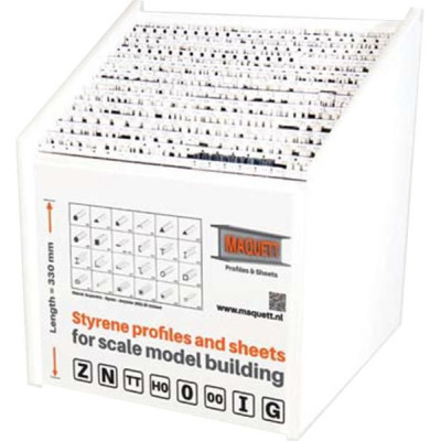 Raboesch prodejní displej s 235 druhy profilů 330mm