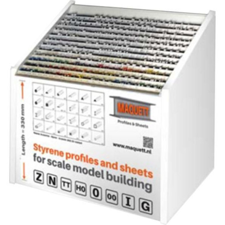 Raboesch prodejní displej s 285 druhy profilů 330mm