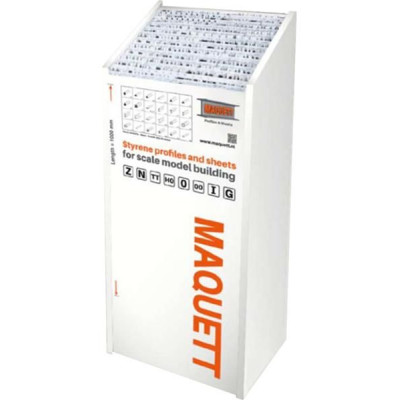 Raboesch prodejní displej s 235 druhy profilů 1000mm