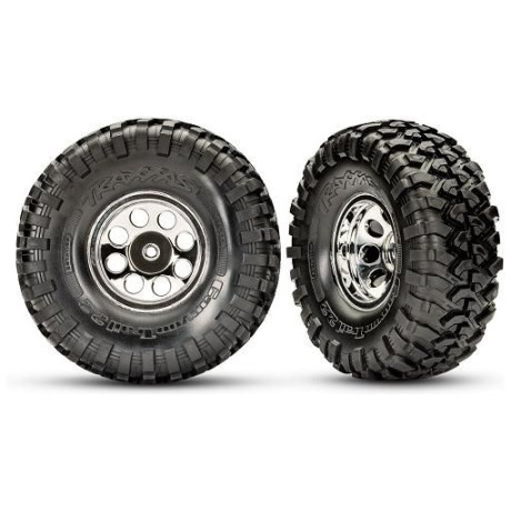 Traxxas kolo 2.2", disk classic chromovaný, pneu Canyon Trail (2) (pro NO8255A)