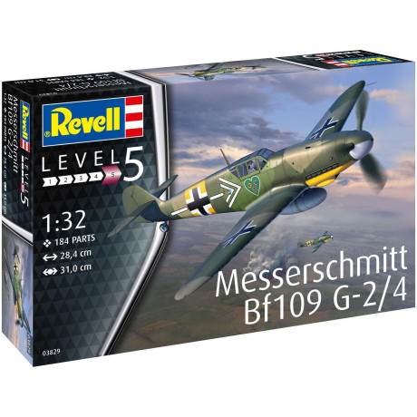 Plastic ModelKit letadlo 03829 - Messerschmitt Bf109G-2/4 (1:32)