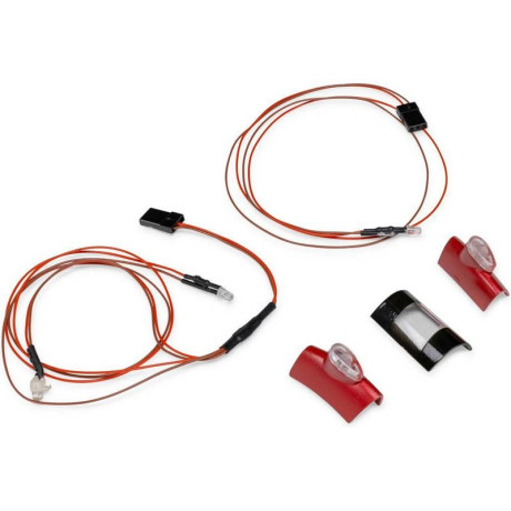 E-flite sada LED osvětlení, kryty: Beechcraft D18 1.5m