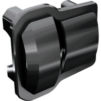 Tuning alkatrész Traxxas TRX-4M RC autó modellekhez: időzítőfedél fekete króm (2 db).