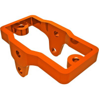 Tuning alkatrész RC modellautókhoz Traxxas TRX-4M: Traxxas alumínium szervótartó narancssárga eloxált.