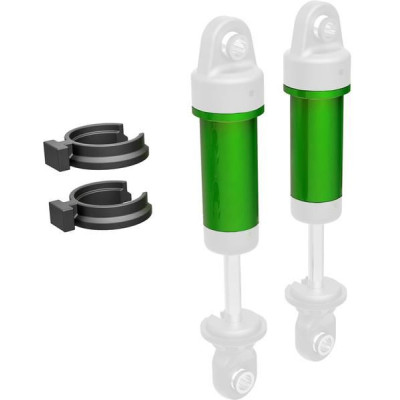 Traxxas tělo tlumiče GTM hliníkové zeleně eloxované (2)