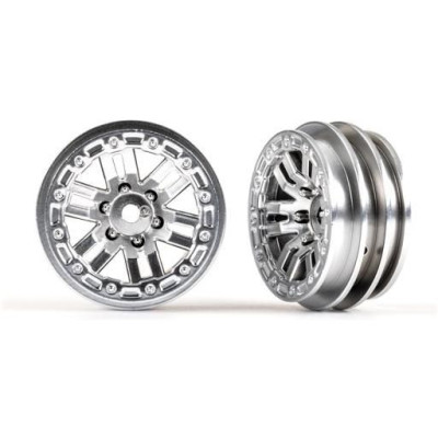 Traxxas disk 1.0" twin-spoke polomatný chrom (2)