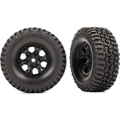 Traxxas kolo 1.0", disk spoke, pneu BFGoodrich Mud-Terrain T/A KM3 (2)