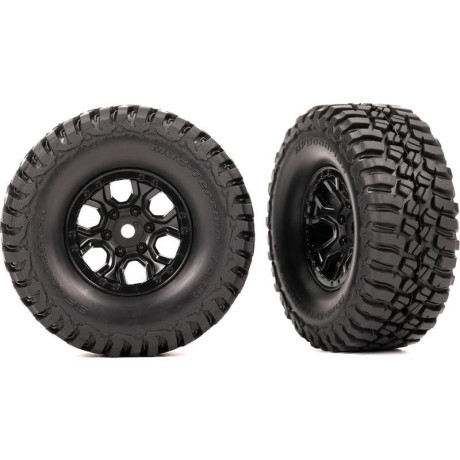 Traxxas kolo 1.0", disk spoke, pneu BFGoodrich Mud-Terrain T/A KM3 (2)