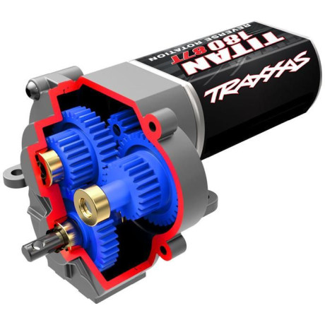 Traxxas převodovka kompletní speed range 9.70:1 s motorem