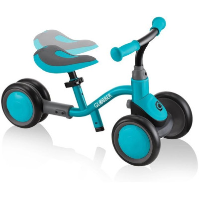 Globber - Dětské odrážedlo Learning Bike 3v1 Deluxe modrozelené
