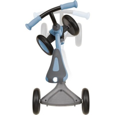 Globber - Dětské odrážedlo Learning Bike 3v1 Deluxe modrozelené