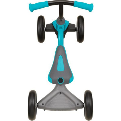 Globber - Dětské odrážedlo Learning Bike 3v1 Deluxe modrošedé