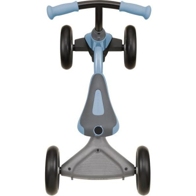 Globber - Dětské odrážedlo Learning Bike 3v1 Deluxe modrošedé