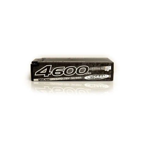 HV LCG Modified Shorty GRAPHENE-4 4600mAh Hardcase Akku - 7.6V LiPo - 120C/60C