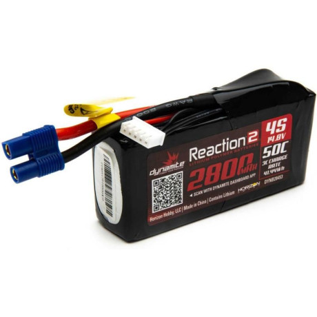 Dynamite LiPo Reaction2 14.8V 2800mAh 50C 96mm EC3