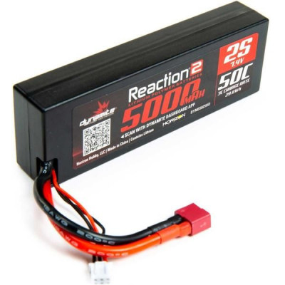 Dynamite LiPo Reaction2 7.4V 5000mAh 50C Deans