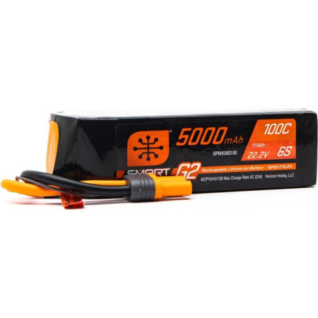 Spektrum Smart G2 LiPo 22.2V 5000mAh 100C IC5