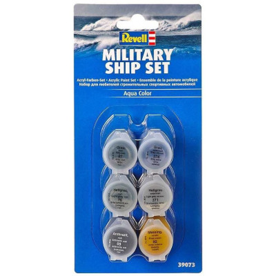 Sada barev Aqua Color 39073 - Military Ship Set