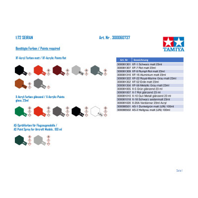 Tamiya 60737 Aichi M6A1 Seiran 1:72