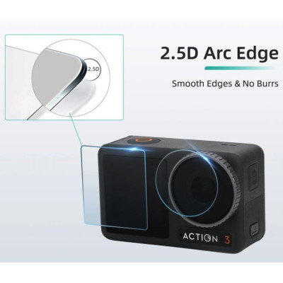 DJI Osmo Action 3 - Glass Screen Protector (2 ks)