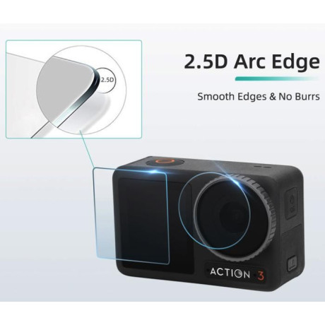 DJI Osmo Action 3 - Glass Screen Protector (2 ks)