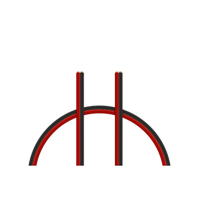 Vysoce flexibilní měděný drát 2,5qmm, 2x 2m